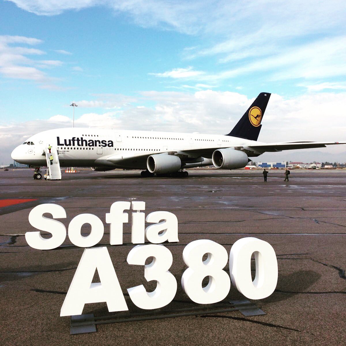 A very exciting day is coming to an end #A380inSOF #fascinationaviation