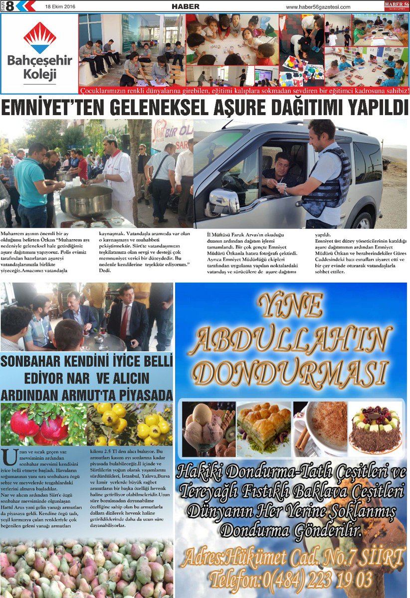 Haber56Gazetesi sizlerle buluşmaya devam ediyor @RT_Erdogan <a href="/BA_Yildirim/">Binali Yıldırım İletişim Ofisi</a> <a href="/yaktay/">Yasin Aktay 🇹🇷</a> <a href="/mtutulmaz/">Mustafa Tutulmaz</a> @kaymakamtaskin @bymnkus