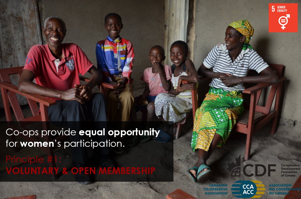 CDFCanada's tweet photo. #CoopWeek Day 1 &amp; Principle 1: @CCA_Intl promotes #womensrights &amp; greater #genderequality. #SDG5 #Rwanda More here: https://t.co/aU3cQnTPQ8 https://t.co/bbTXYxiccb