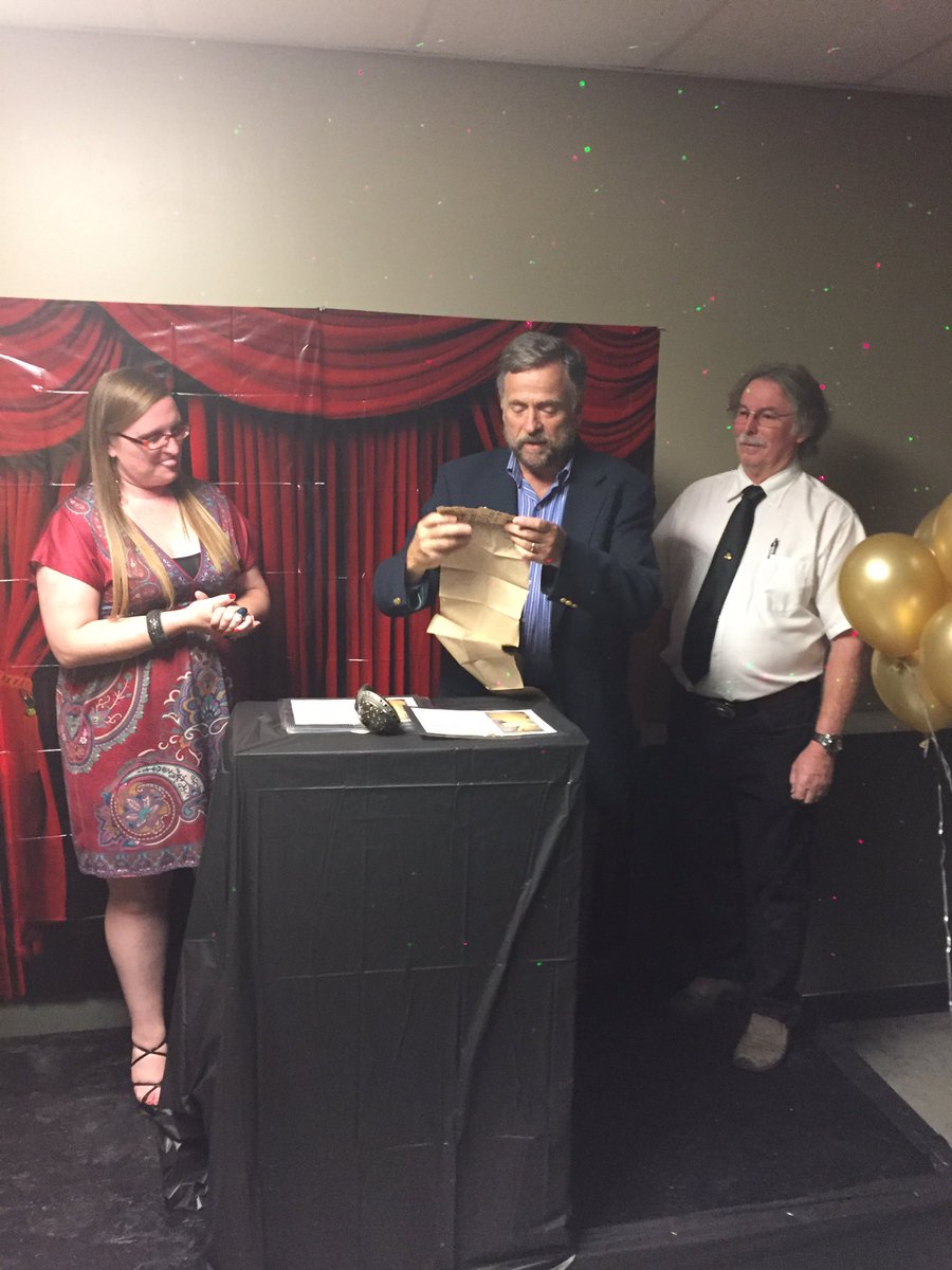 Bob15742780's tweet photo. The 2016 Cammy's were huge success! Gr8 job Team. "Most likely to give away a scan gun" was tight race. #bestfrontend #orangepromise https://t.co/mAdofwPhk7