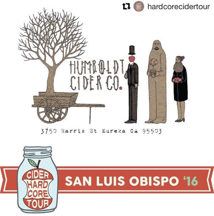 If ur in #SLO nxt wknd come ✔️ us out #HardCoreCiderTour #SanLuisObispo @ El Chorro Regional Park Sat,Oct.22nd!
Tix: HardCoreCiderTour.com