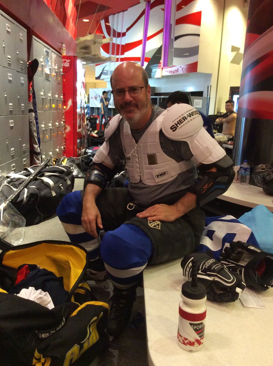 jeff_nankivell's tweet photo. (2/2) Dressing for the big game... #SCIHL https://t.co/fS7JklVqV5