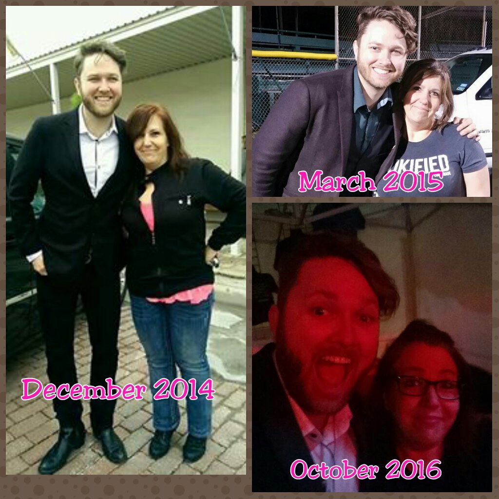 gotafraggle's tweet photo. Not sure but I think @lukewademusic gets more excited each time he meets me #LifeisAboutPerspective #blessed #waders https://t.co/St3lYDBg9J
