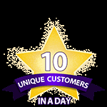 New badge for 10 Unique Customers in a Day on #Flirt4Free! Thanks for my 11th badge! https://t.co/8O