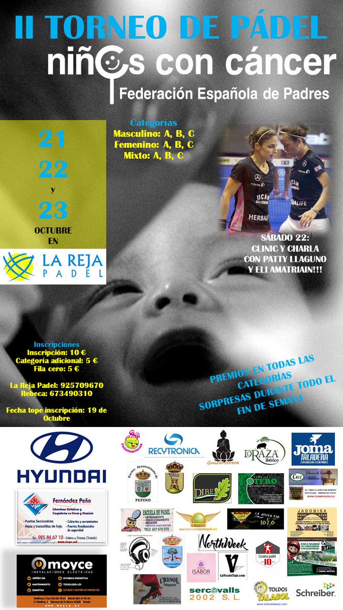 RebeGB's tweet photo. Por ellos!!! @cancerinfantil @larejapadel https://t.co/mH9SQuEFiY