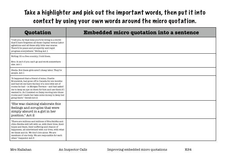 heymrshallahan's tweet image. Micro quotations task DONE! #teamenglish #engchatuk and thanks again to @xris32 for giving it a name!