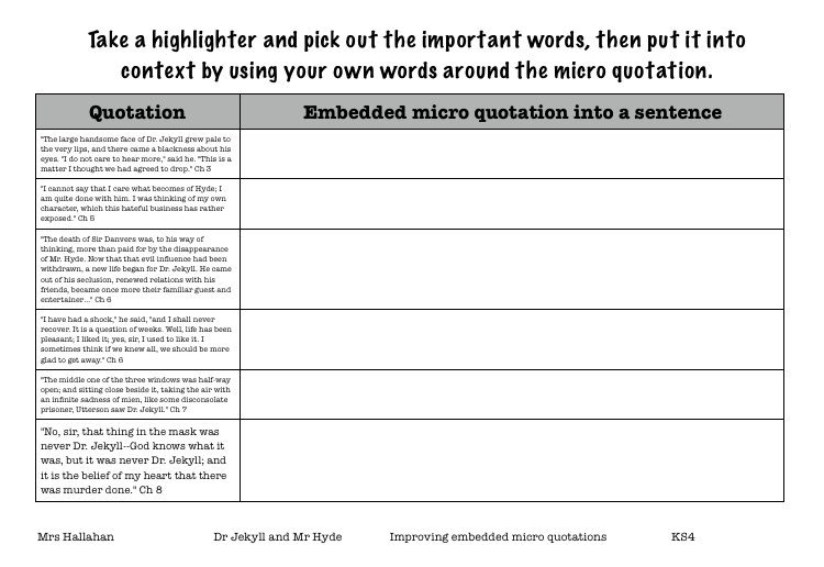 heymrshallahan's tweet image. Micro quotations task DONE! #teamenglish #engchatuk and thanks again to @xris32 for giving it a name!