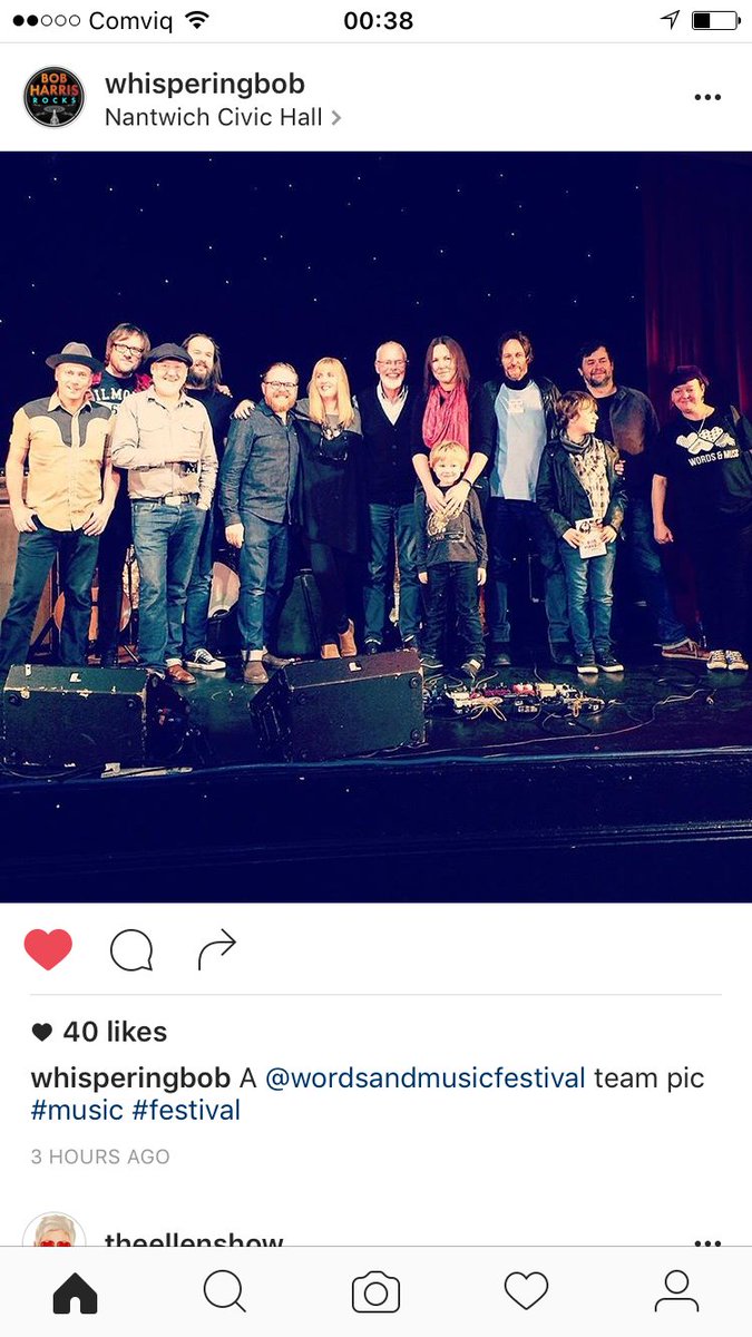 Lovely photo <a href="/NigelStonier/">Nigel Stonier</a> ! It's shocking how much Egan looks like you these days. Pic credit <a href="/WhisperingBob/">Bob Harris 💙</a>