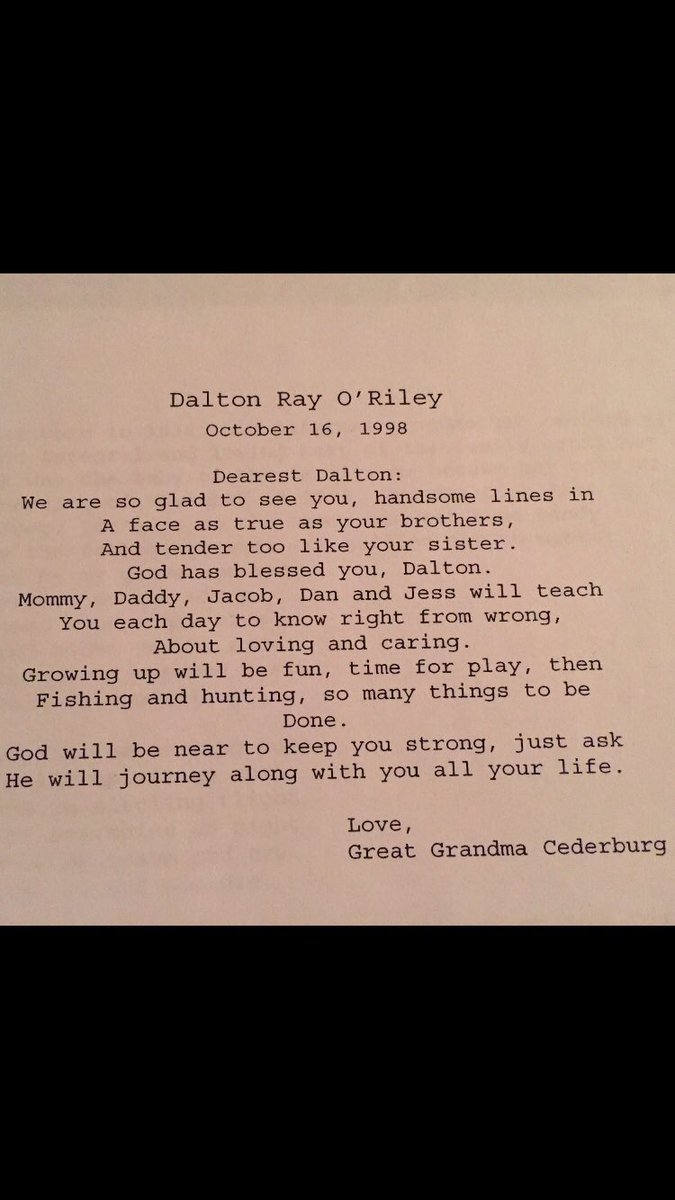 daltonoriley24's tweet photo. This ones for you Grandma. ❤️ https://t.co/neVuTQmz6d