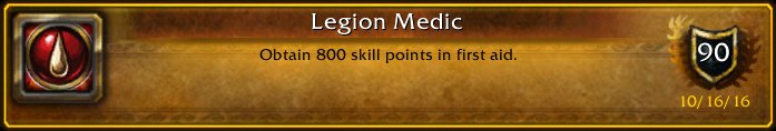 WOW_Insanity's tweet photo. I just earned the [Legion Medic] Achievement! #Warcraft https://t.co/FifdcFFYjk