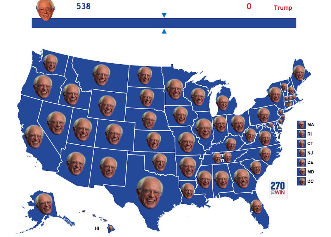 studentactionus's tweet photo. Here's what the electoral map would look like if we had a powerful student movement in the U.S. https://t.co/dpNHClMkE7