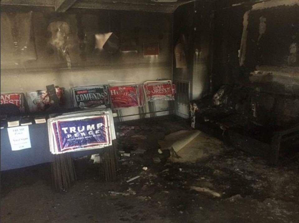 Animals just firebombed our office in Orange County, NC. Guess they're only tolerant when you follow them blindly!