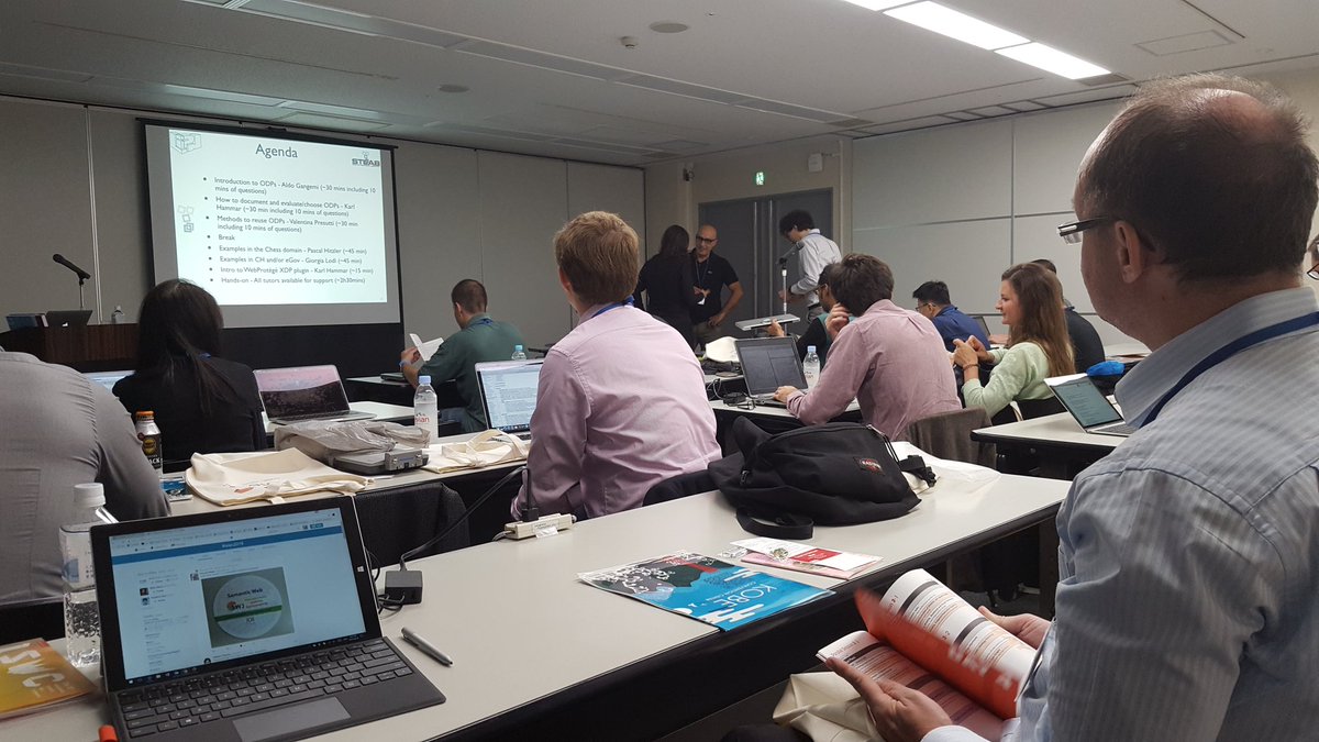 pascalhitzler's tweet image. Tutorial about to start #iswc2016 #ontologydesignpatterns