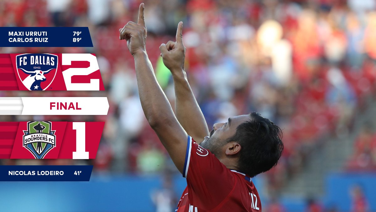 MLSes's tweet photo. Golazo del guatemalteco Carlos “Pescadito” Ruiz frente a @SoundersFC, le da el liderato absoluto al @FCDallas: https://t.co/CMYNoMElaZ ⚽️ 🐟 https://t.co/4vkq3eHHAT