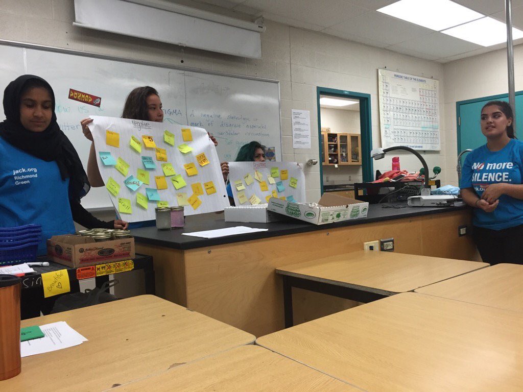 RGSShealth's tweet photo. "Feeling Anxious?" Workshop with @rgss_jack where students learnt about positive mental health strategies! @RichmondGreenSS #rgsshealthconf https://t.co/u67NFdBefF