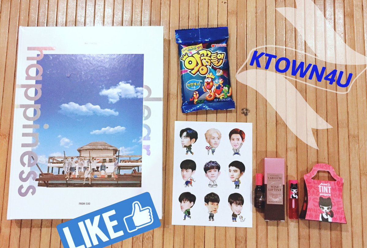 Yukichang13's tweet photo. Received 📦 from Ktown4u!!! Thank you for the jelly gummy candy and cutest lip tint samples!!! #Ktown4u #EXO #엑소 #Peripera #ChateauLabiotte https://t.co/9ZYiQP4KDZ
