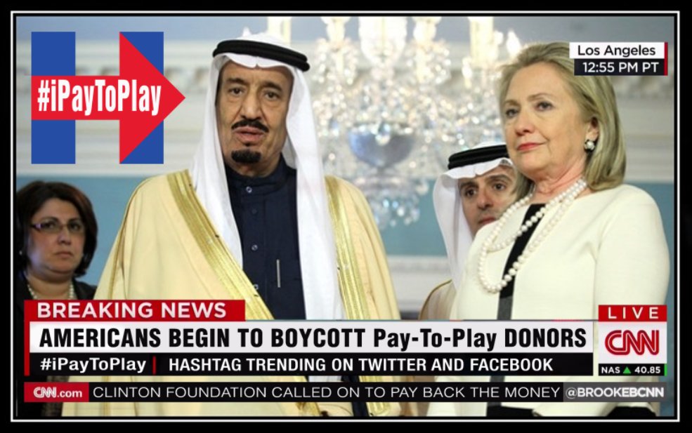 SimpsonMiska's tweet photo. #iPayToPlay - Americans boycott Clinton Foundation Donors
@Mr_Pinko @LauraLoomer @AppSame @LDiamond39 @SwampBabe813 @RossDiAnn @geoffclark3 https://t.co/hABZEl8jQG