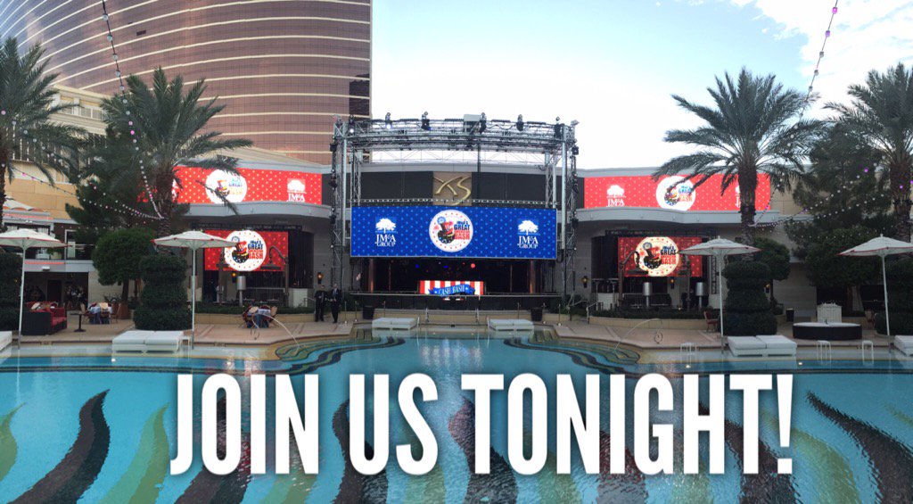elomarsanabria's tweet photo. Join us tonight for #jmacashbash2016 Welcome Reception at @XS VEGAS https://t.co/4Hr1ONrrkX