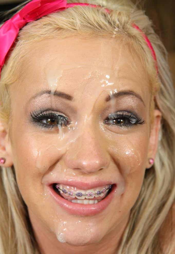 Teen Sluts with Braces get Facials #CumShot #Braces #Facials #Teen #18+ #Cu...