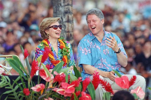 Michelle Broder Van Dyke on X: "Hillary and Bill Clinton both wearing aloha wear in Hawaii in 1993 (via @AP) https://t.co/zcrtyFmBAw" / X