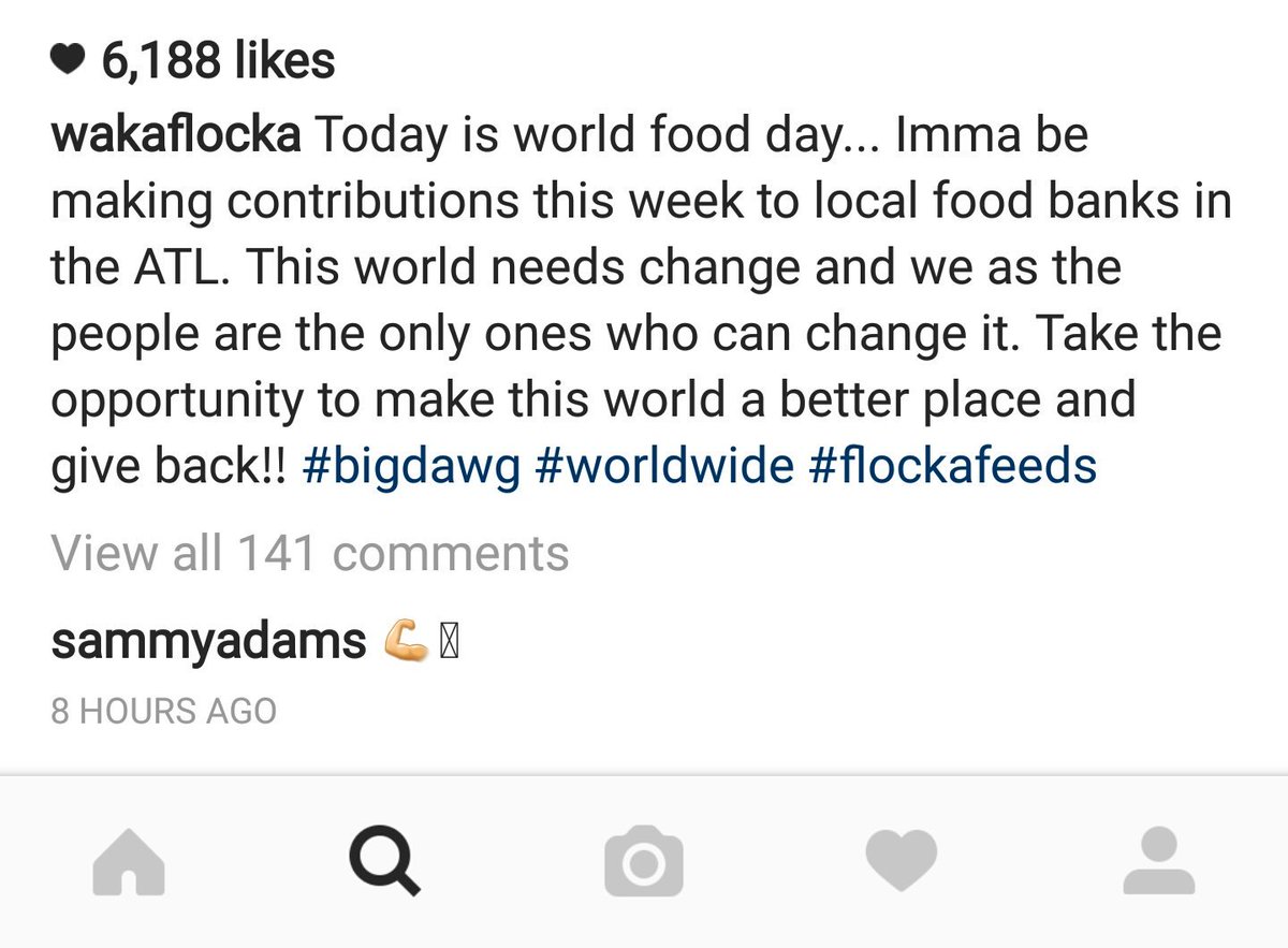 cam_keg12's tweet photo. The media doesn't show you this side of @WakaFlocka #FlockaFeeds https://t.co/LSJ2XFOrW3