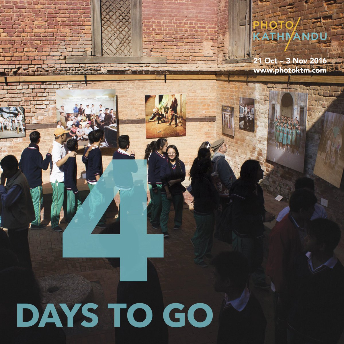 Four Days to GO Be a part of Nepal's only int'l photography festival. Visit photoktm.com for list of exhibitions & slideshows.