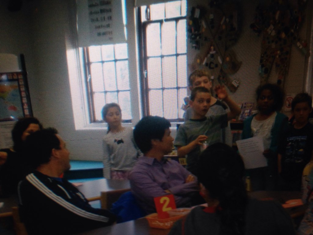 Proud of 3rd graders making a presentation  to Trombly  PTO/GPFPE for PBL Inspire Kindness!