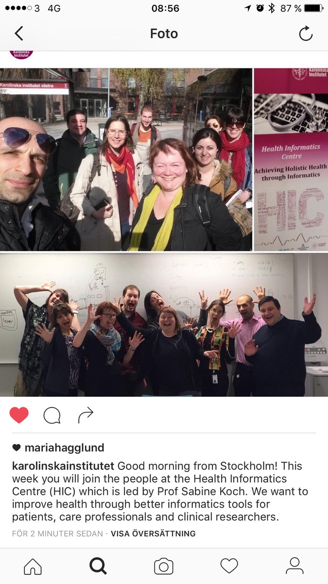 This week <a href="/HIC_KI/">HIC</a> is in charge of <a href="/karolinskainst/">Karolinska Institutet</a> instagram! Make sure to follow to find out more about our work.