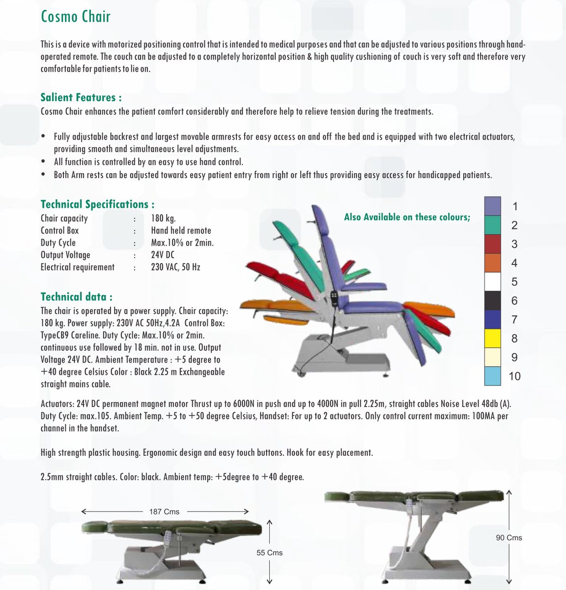 RoschSocial's tweet photo. Advanced Cosmo Chair
This is a device with motorized positioning control that is intended to dermetological purposes
https://t.co/ONubfcbsB6 https://t.co/lgwLK8WIOH