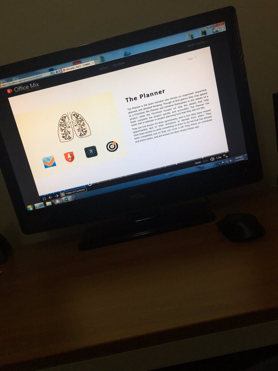ACU_SarahCosma's tweet photo. A little behind with the Week 10 lecture, but I'm thoroughly enjoying it! I'm definitely a planner!! Wow! #COMM140 #ACUedu_p https://t.co/y8MiD4kBcA