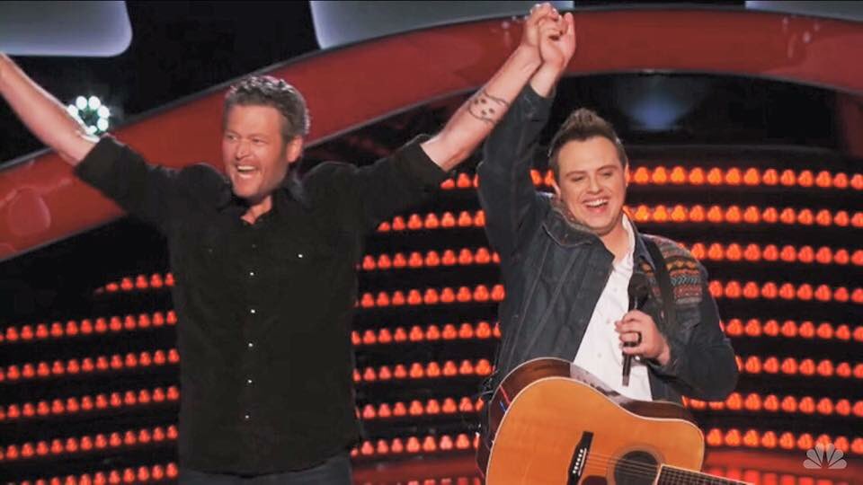 JaredHarder's tweet photo. A year ago today I was on a stage in LA with @blakeshelton. What a year. @NBCTheVoice https://t.co/iq9BDVa2DM