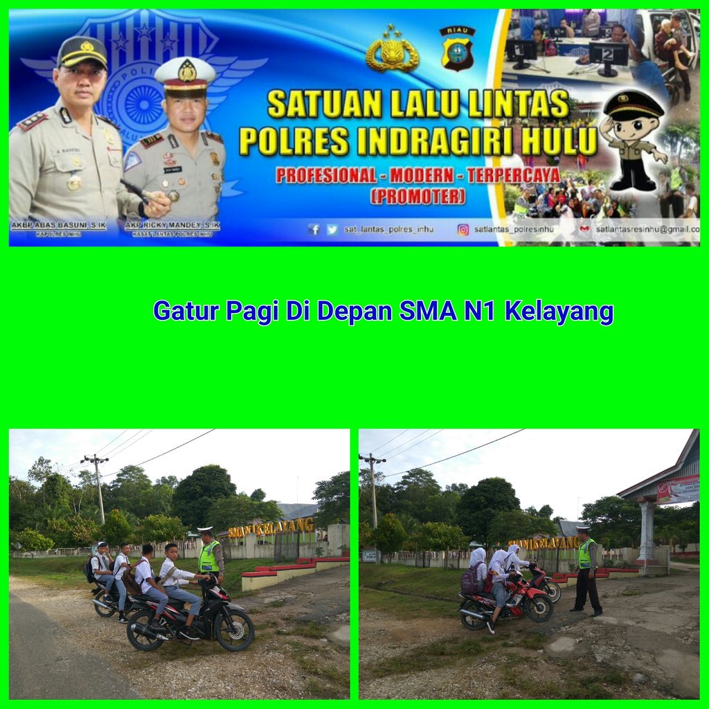 Teguran lisan bagi yg tdk pakai helm