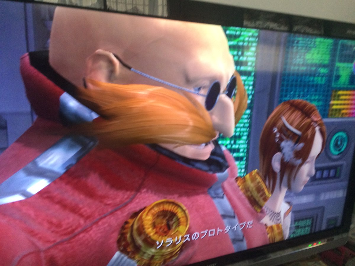 ソラリス على تويتر 新ソニでエッグマンの目が見えるシーンがあるけど目が青かったから やはりそこもマリアと同じロボトニック一族の血の繋がりがあるんだなァって思う 従兄妹のマリアも青い瞳