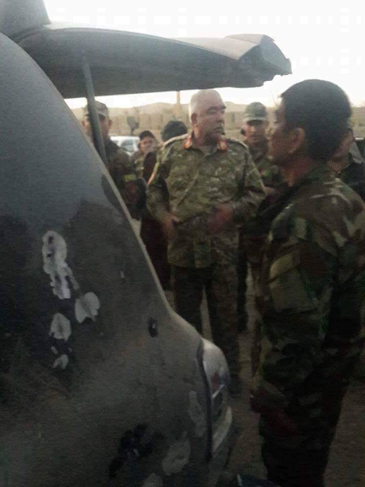 QiamNoori's tweet photo. #dustum: one of armored vehicles of #gendustum partly damaged during a Taliban amubush in #faryab. https://t.co/J7odWEULYa