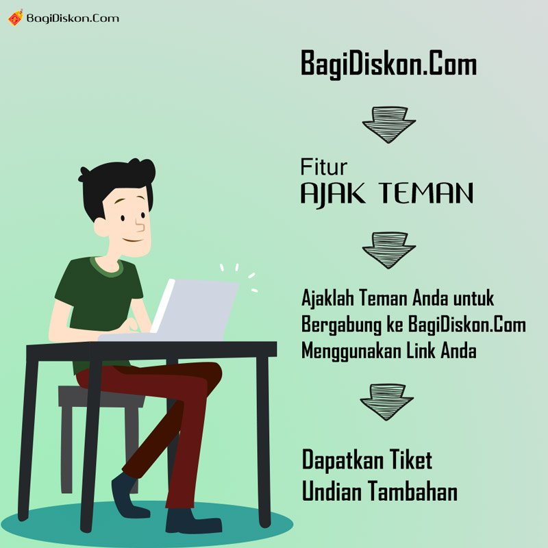 BagiDiskonCom's tweet photo. Tgl pengundian sdh dekat!! jgn lewatin kesempatan menangin #undian dgn ajak temanmu bergabung melalui link mu, login https://t.co/Yplm3fzROs https://t.co/niMQLlV73k