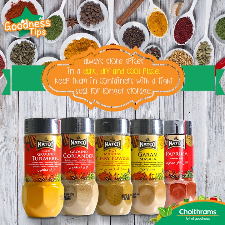 choithramsuae's tweet photo. #SpiceTip! Here's something you need to know to keep spices as sizzling as ever!
#Spices #Spices #GoodnessTip #Choithrams https://t.co/j2KBkH4ajc