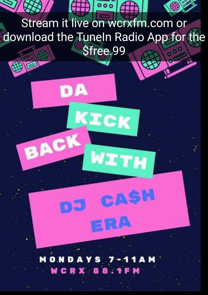 DJCaShEra's tweet photo. Tune into WCRX 88.1FM for Da Kickback, hosted by yours truly 😇
#WCRX #DaKickback https://t.co/uw17n4QoOE