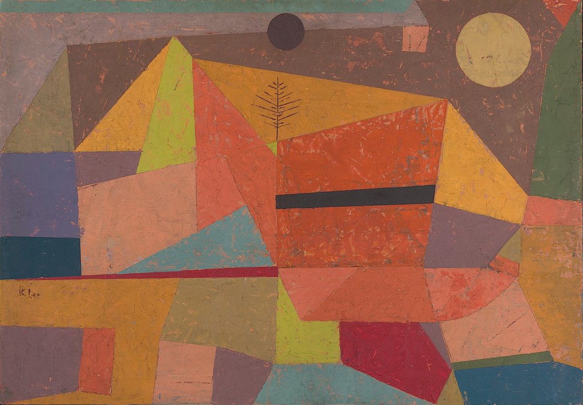 Rabih Alameddine on Twitter: "Goodnight, all Paul Klee, Joyful Mountain Landscape, 1929… "
