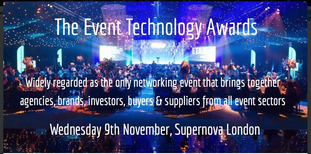 EventTechAwards's tweet photo. Join us @EventTechAwards to celebrate the very best #eventtech suppliers https://t.co/khPq4TZ2MA  #eventtechawards16 #eventprofs https://t.co/1n5mH0nXju