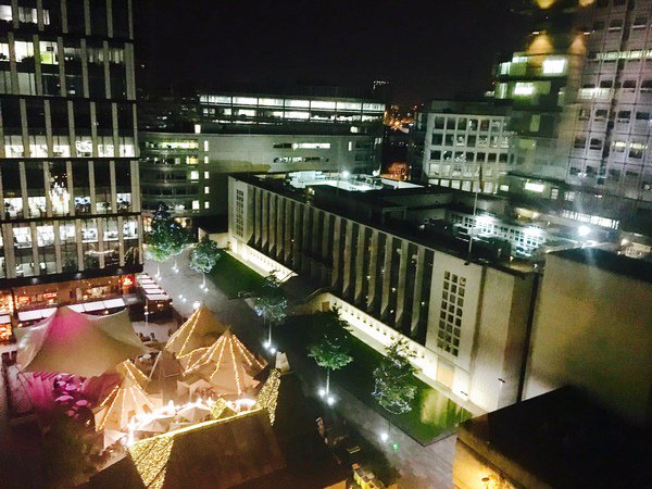 LetsDoDatt's tweet photo. Beautiful view of Manchester at night, great to see so many people at our meetup last Friday night @MCRHouse #cityview #lights https://t.co/1UCCLmF8E6