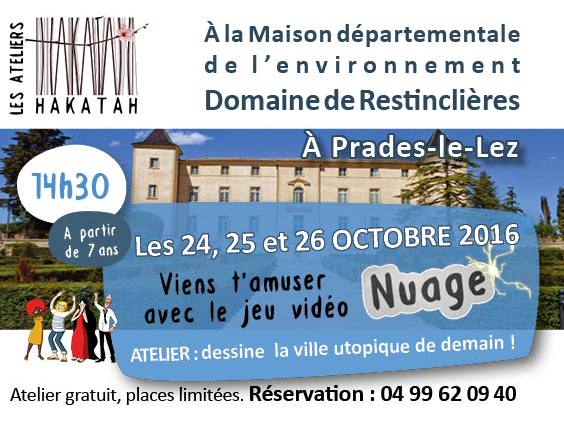 Projet_HAKATAH's tweet photo. 24-25-26 Octobre, Hakatah fait ses ateliers pédagogiques et ludiques au château de Restinclières ! https://t.co/0ESm6bwZwA