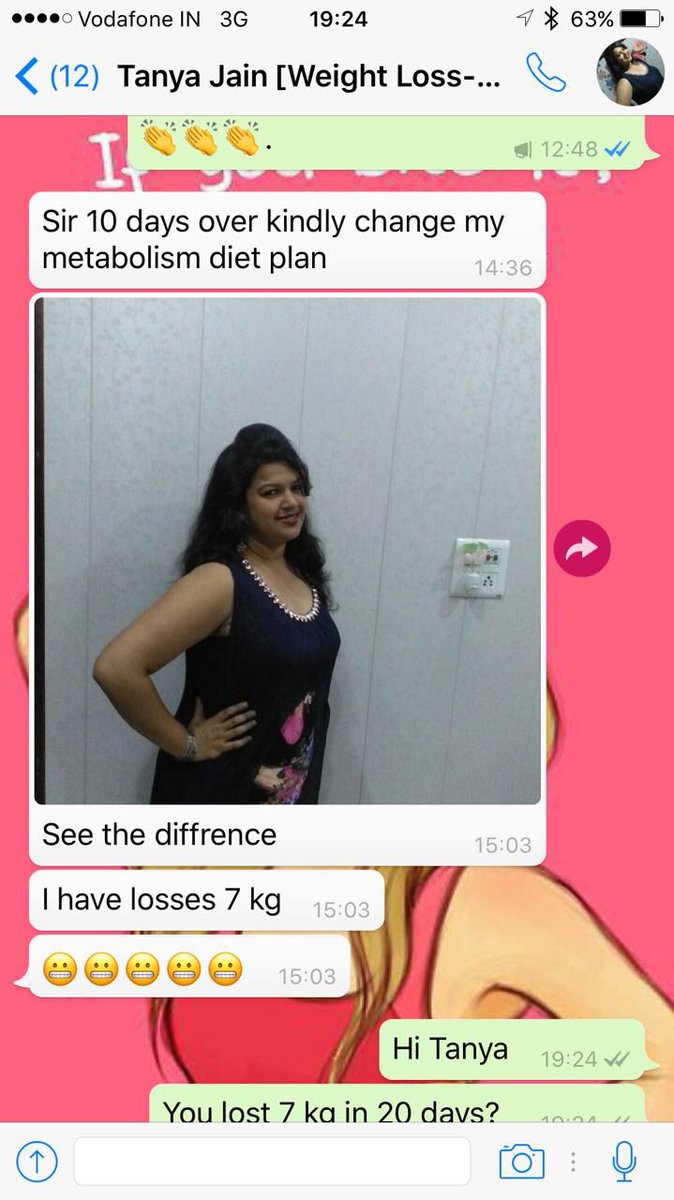 Tanya Jain lost 7 kg of #excessfat in just 20 days by following the #Metabolism Diet Plan designed for her. For Diet:Call us @ +919953329177