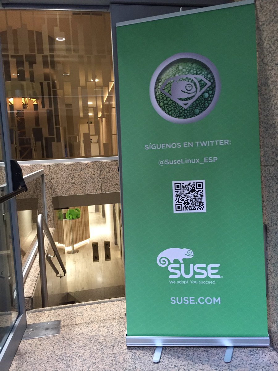 SUSE_Spain's tweet image. Comienzan las jornadas #suseu en #madrid #suselinux @SUSE