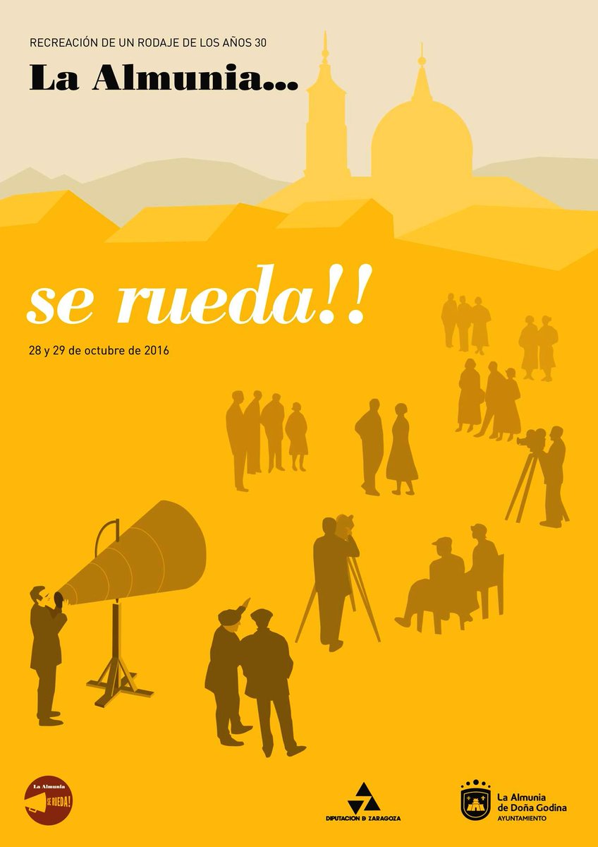 AlmuniaAyto's tweet photo. RECREACIÓN HISTÓRICA LA ALMUNIA
El 28 y 29 de octubre, La Almunia regresa al pasado. Más concretamente a los años 30.https://t.co/XOZixWtFNB https://t.co/GScqS3ZhTS