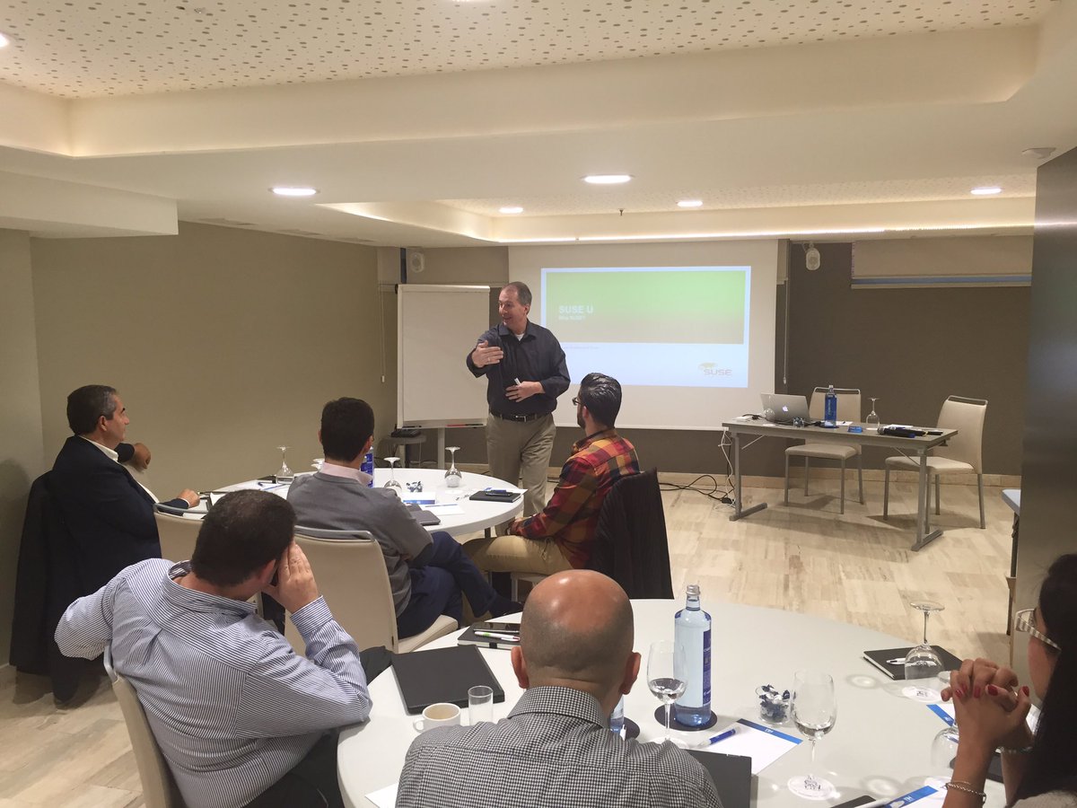SUSE_Spain's tweet image. #suseu #madrid #suselinux #conocesuse @SUSE