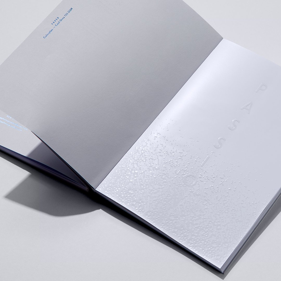 colorplanpapers's tweet photo. #TheSubDivide - metallic blue foil on Colorplan Cool Grey + clear foil & embossing. Design @GroszCoLab, embellished by Avon Graphics. https://t.co/eKrmtIuaxy