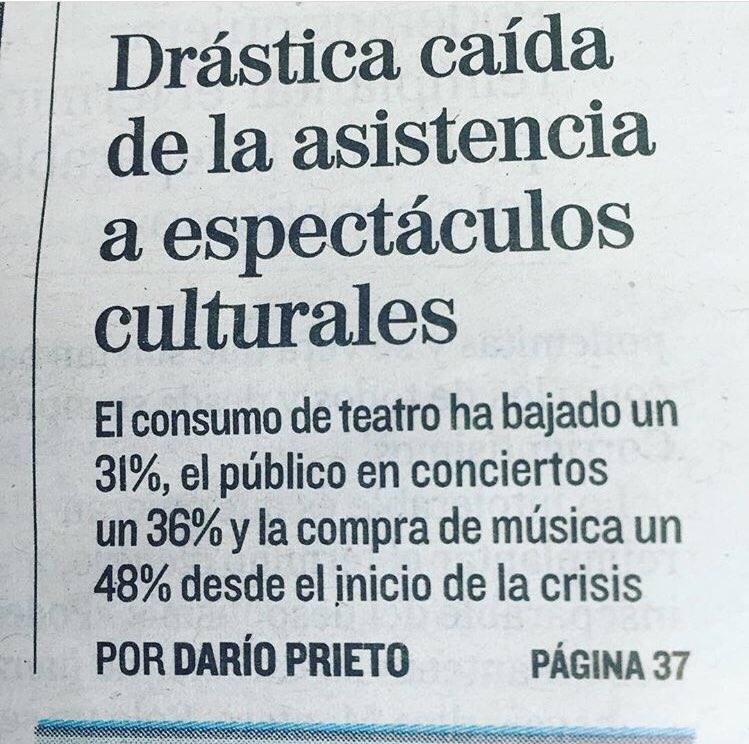 ¡Qué subidón despertarte con esta noticia! Estarán orgullosos los señores ministros... #ascodel21%delivaCultural
