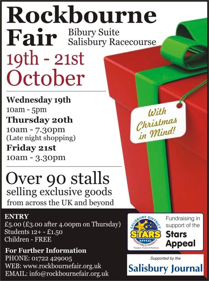 Excited to be part of #rockbournefair this week. Come and visit #christmas # presents