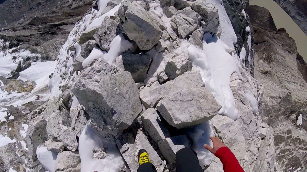Tijdens het afdalen van Island Peak, Nepal #imjatse #islandpeak