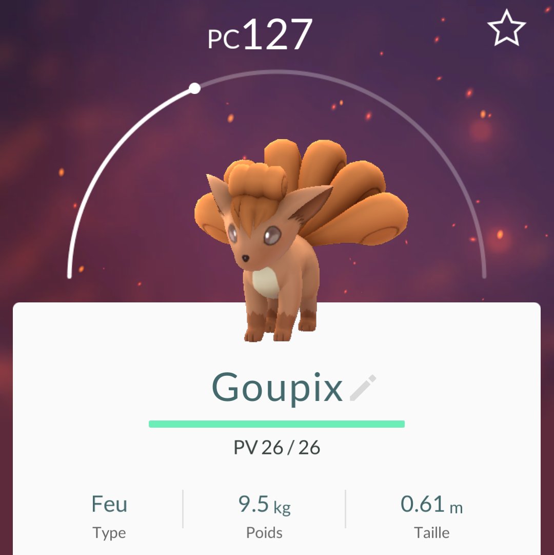 DomWolves's tweet image. Un petit Goupix sur ma route \o/ #pokemongo @PokemonGoCollec